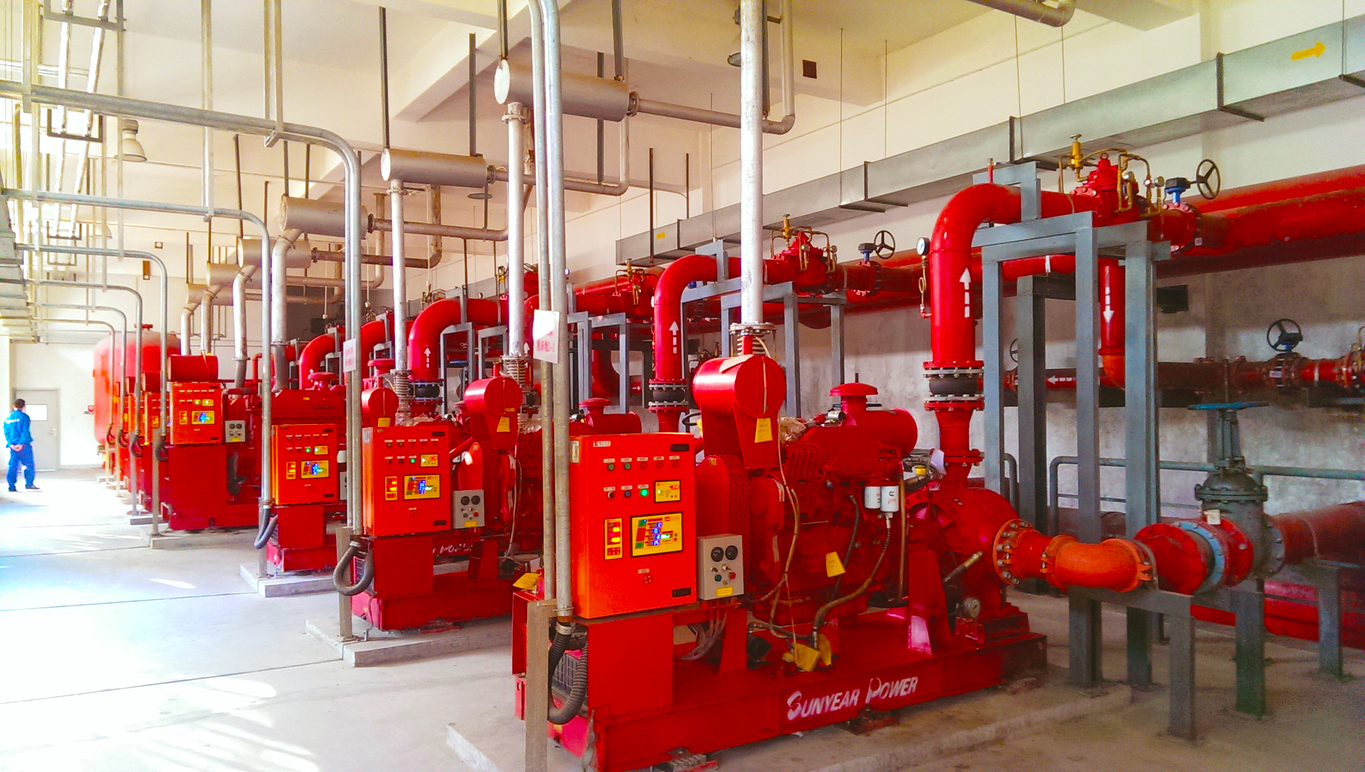 柴油機(jī)消防泵應(yīng)用于機(jī)場(chǎng)機(jī)庫