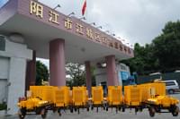 陽江江城區(qū)水務(wù)局7臺移動(dòng)排澇泵車完成交貨
